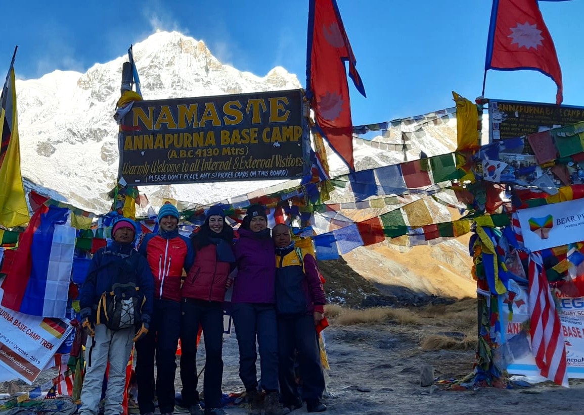 Annapurna Base Camp mit Muldai Peak