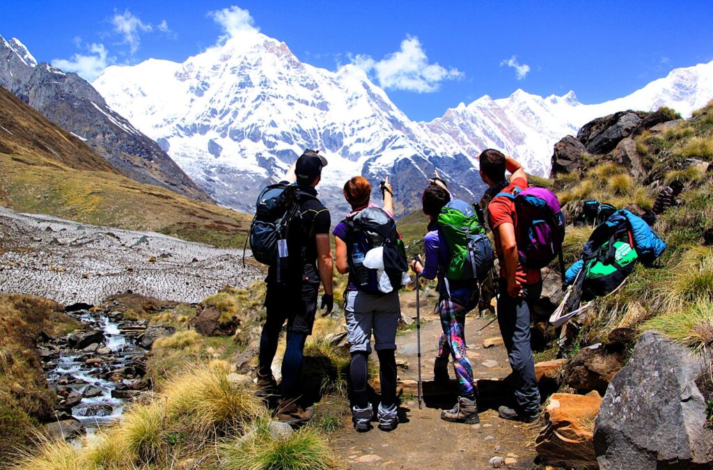 Annapurna Base Camp mit Muldai Peak