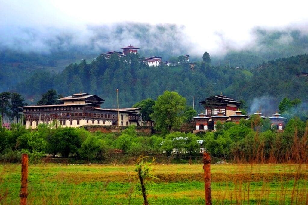 Traditionelle Burganlagen in Bhutan