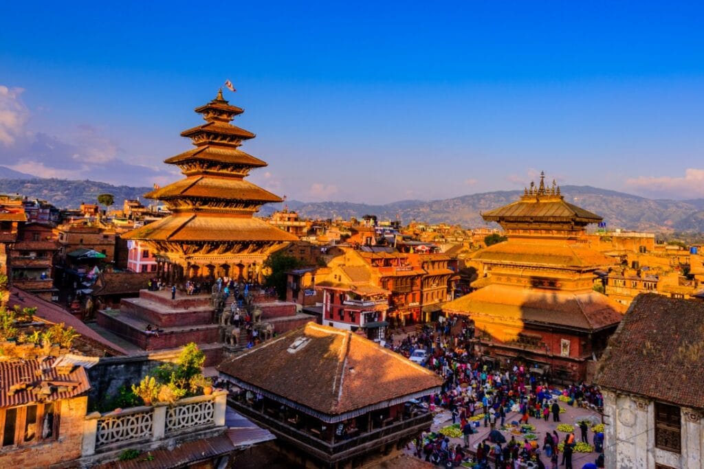 Tempelanlagen in Bhaktapur Nepal