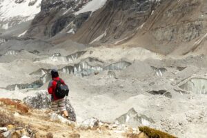 Die Gletscher von der Kanchenjunga Region
