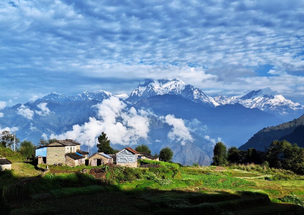 Dhaulagiri Berg und Bergdorf - Khopra Danda Trekking Nepal