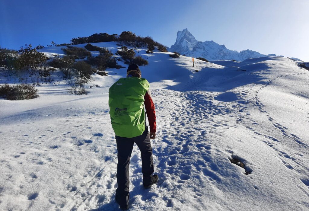 Auf dem Weg zum Mardi Himal Aussichtspunkt, Nepal Trekking