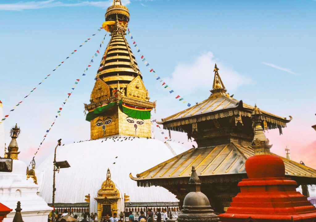 Sightseeing in Kathmandu, Swayambunath Stupa, Nepalreisen