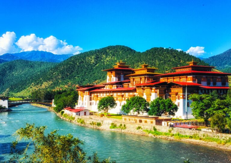 Das Punakha Dzong in Bhutan