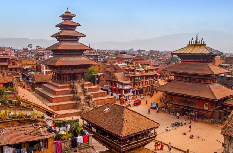 Königstadt Bhaktapur in Nepal