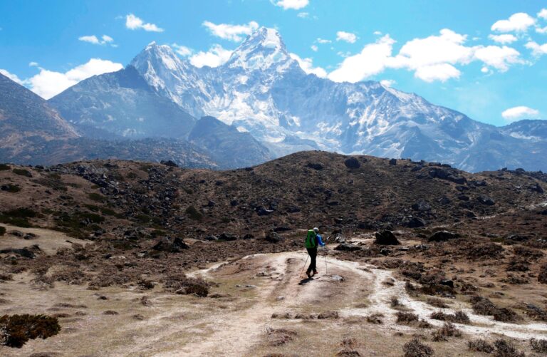 Auf dem Weg zum Ama Dablam Base Camp
