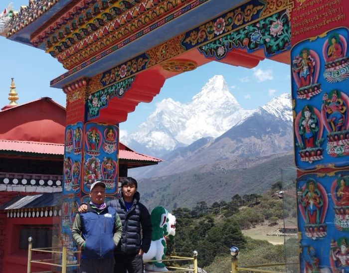 Bergführer von geoDiscovery Tours Kloster Tengboche in Nepal