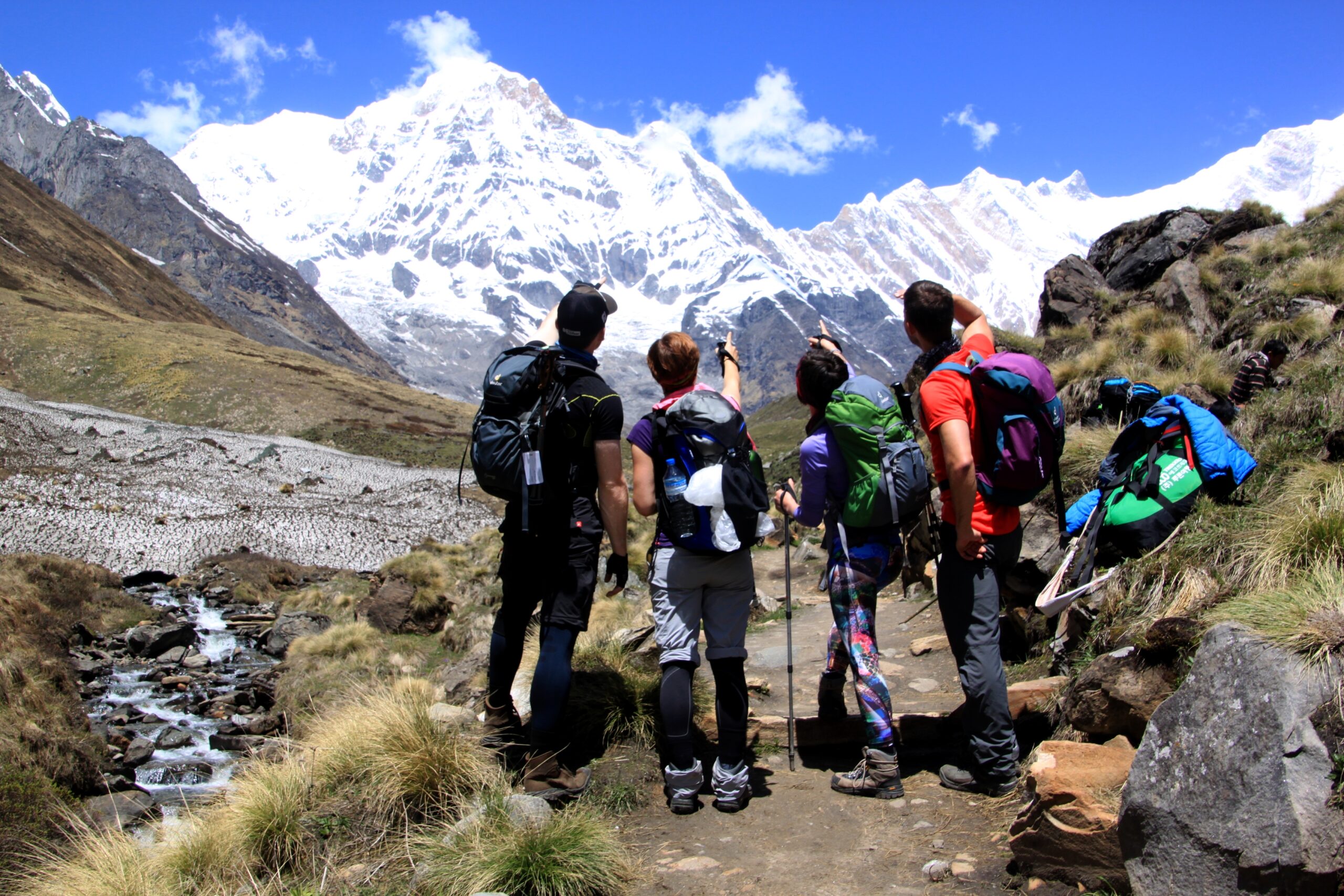 Annapurna Base Camp mit Muldai Peak