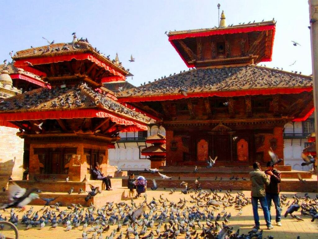 Tempelanlage in Durbarsquare in Kathmandu Nepal