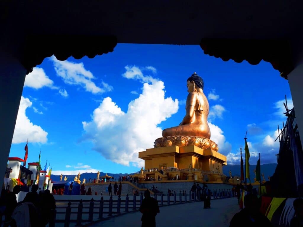 Höchte Buddha Statue in Bhutan mit 51,5m