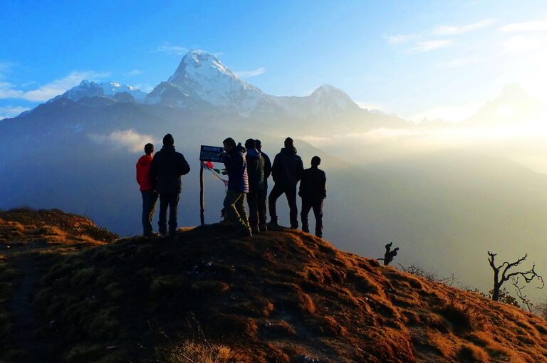 Auf dem Muldai Peak, Annapurna Trekking für Einsteiger