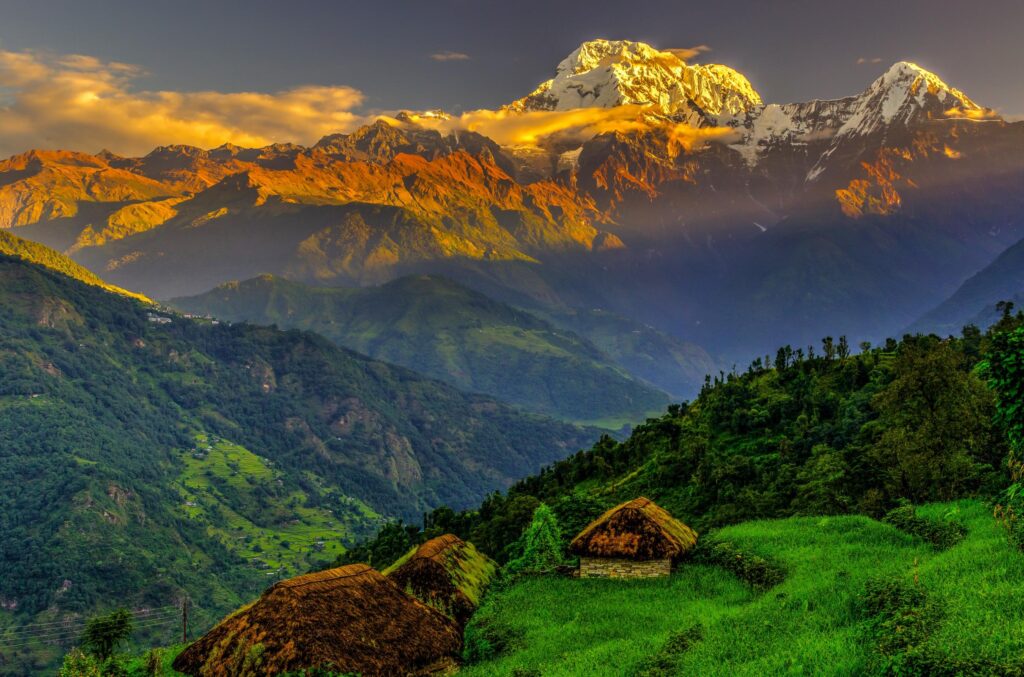 Annapurna Gebirge, Terassenfelder