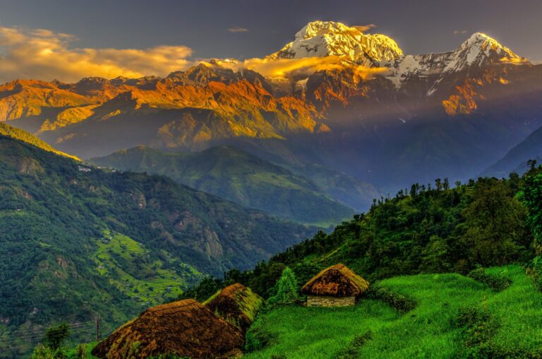 Annapurna Gebirge, Terassenfelder