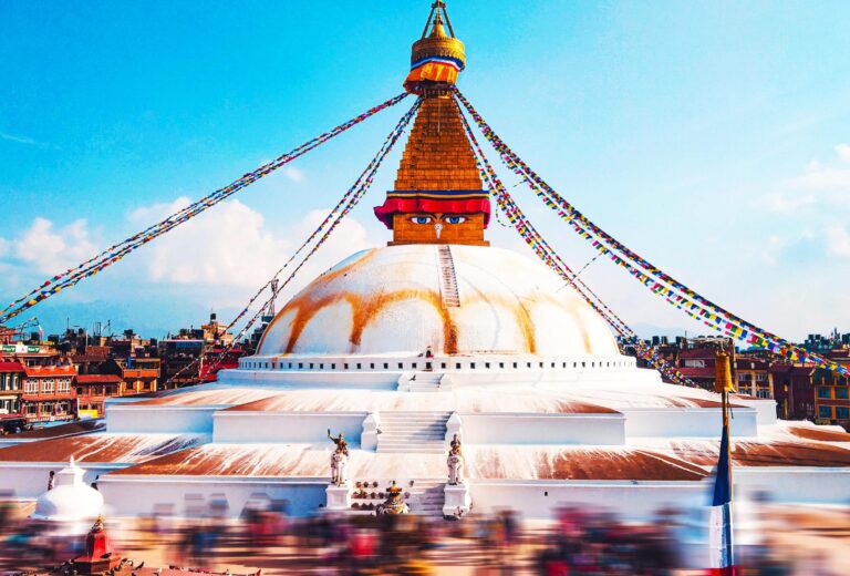 Boudhanath Stupa in Kathmandu, Nepal