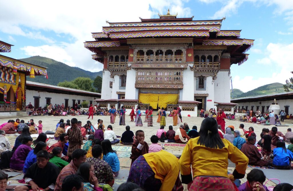 Gantey Kloster in Bhutan