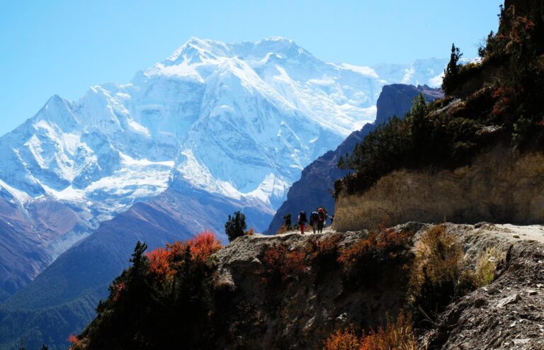 Hochgebirge in der Annapurna Region - Annpurna Runde - Nepal Trekking
