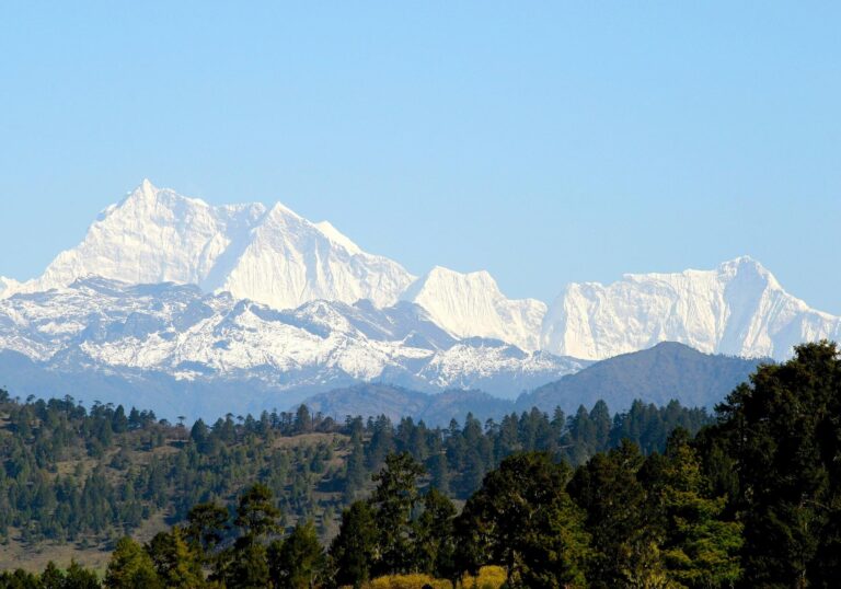 Himalaya Gebirge in Bhutan
