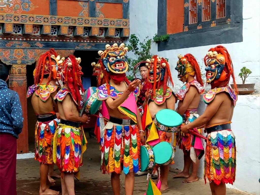 Bhutan Festival Tshechu und Drubchen