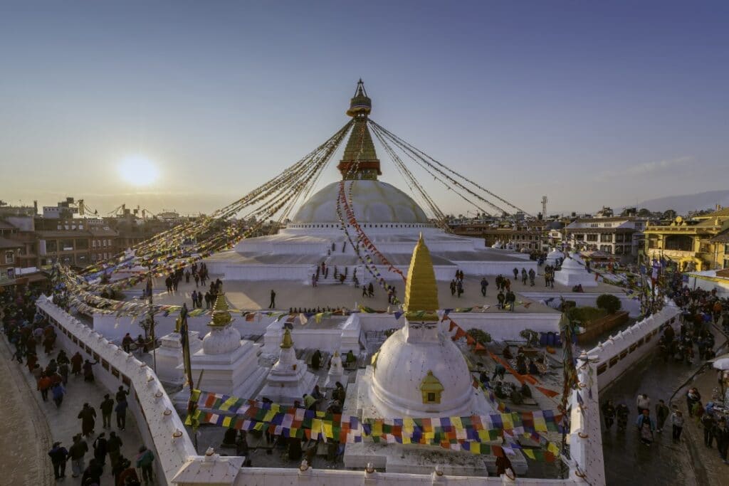 Boudhanath stupa Kathmandu ,Nepal