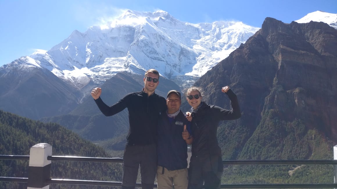Annapurna Runde mit Guide von geoDiscovery Tours und Gäste