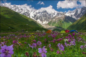 Gebirge in Georgien