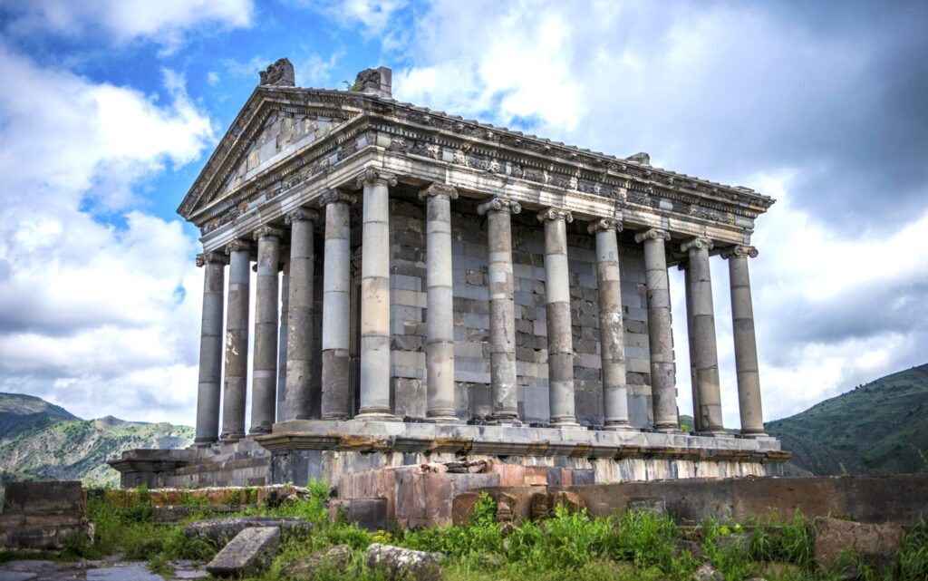 Der Tempel von Garni in Armenien