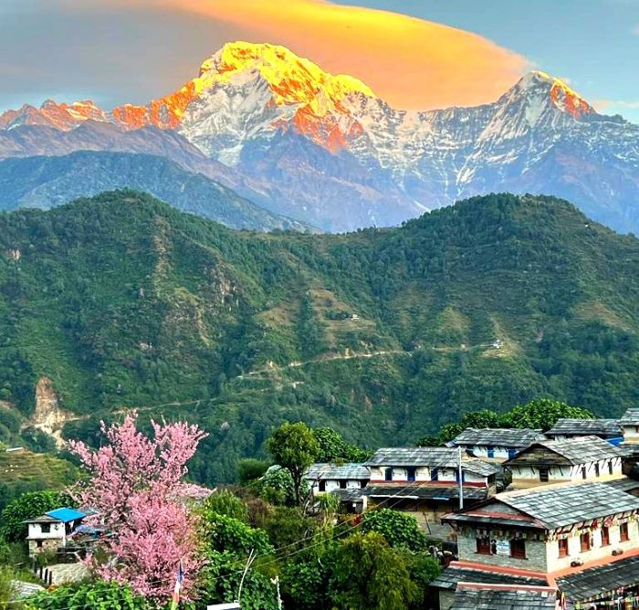 Ghandruk Dorf in Nepal