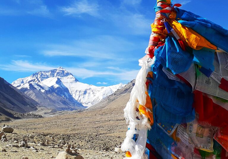 Am Everest Base Camp von der chinesischen Seite, 5000m