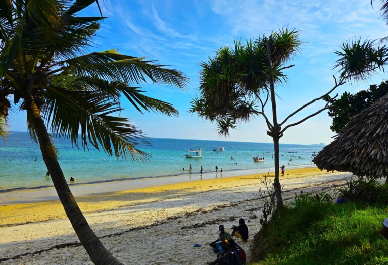 Strand am Diani Beach, Kenia Safari- und Badeurlaub