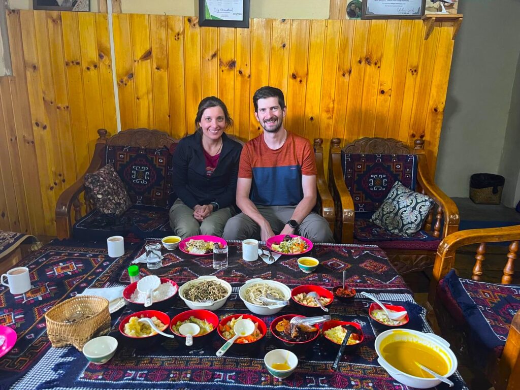 Bhutanisch Essen in Bumthang