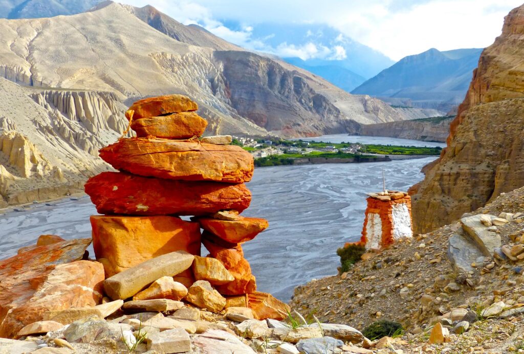 Fantastische Landschaft Upper Mustang