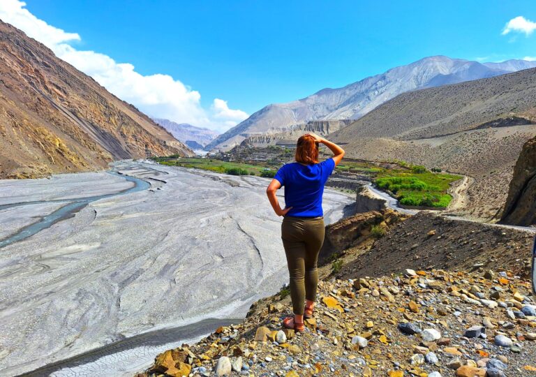 Die Weiten Landschaften der Upper Mustang Region