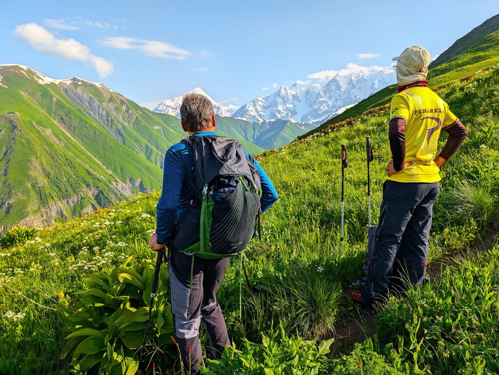 Schchara (5.201 m), Ushguli, Swanetien Trekking in Georgien