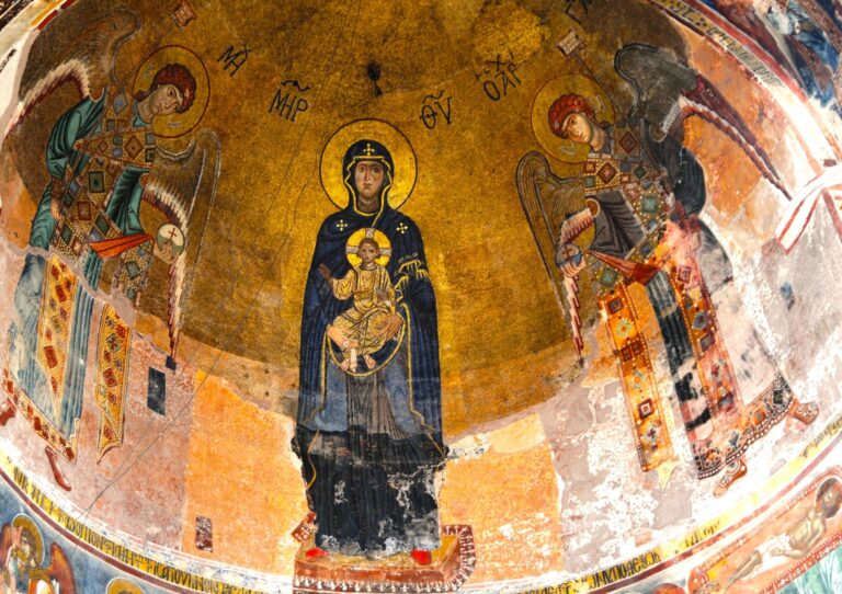 Zeichnungen in Kirchen in Georgien