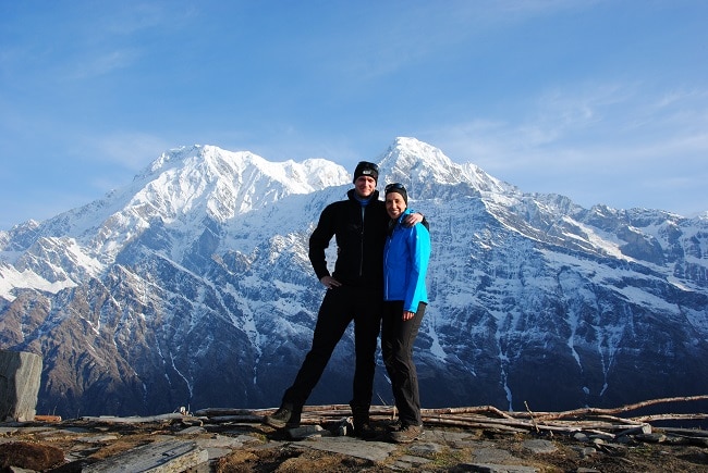 First time in Nepal, first 7-day Trekking Tour, first time at 4,200m – WOW, we made it!!