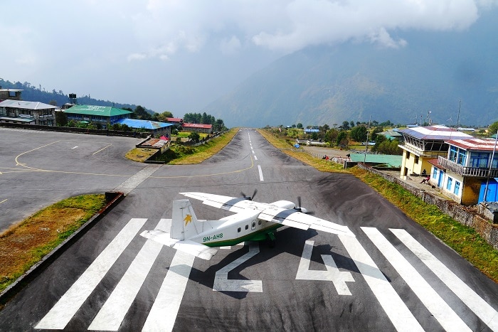 Verlegung der Inlandsflüge nach/aus Lukla von Kathmandu auf Ramechap