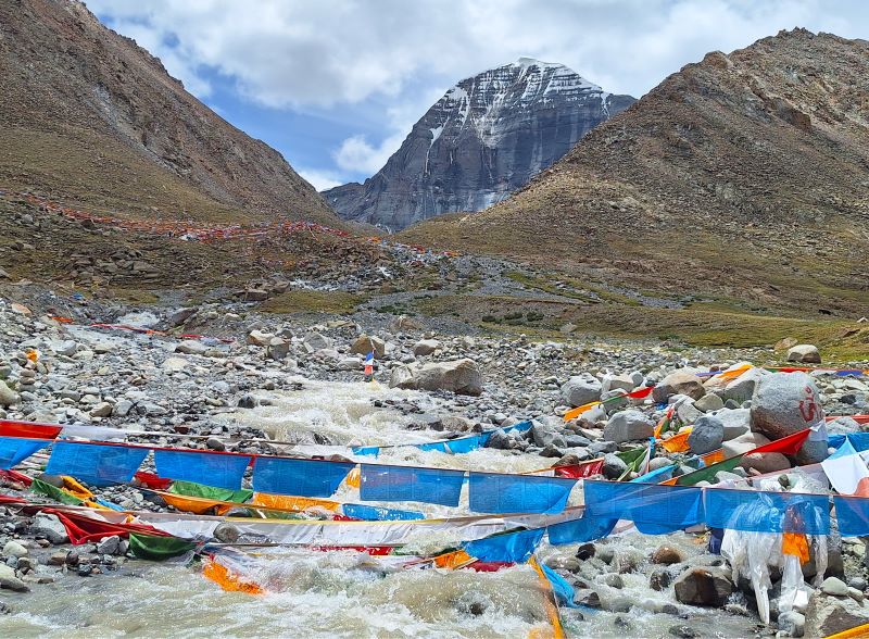 Die Nordseite von Mt. Kailash