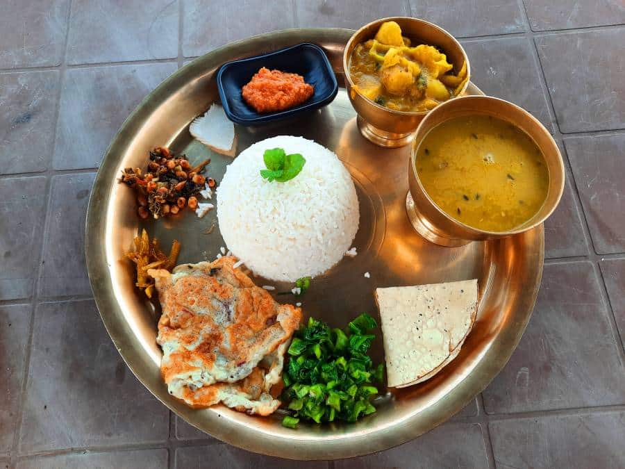 Dal Bhat in Kalimati