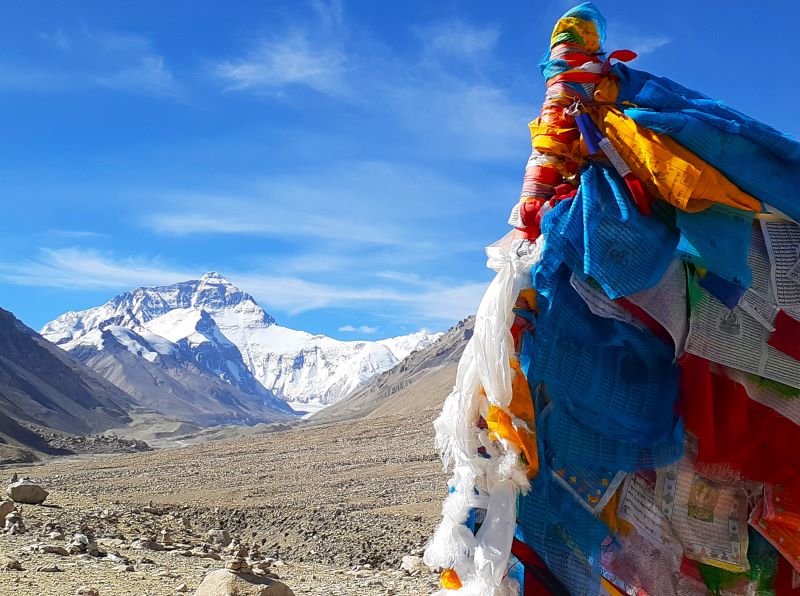 Mt. Everest Base Camp in Tibet