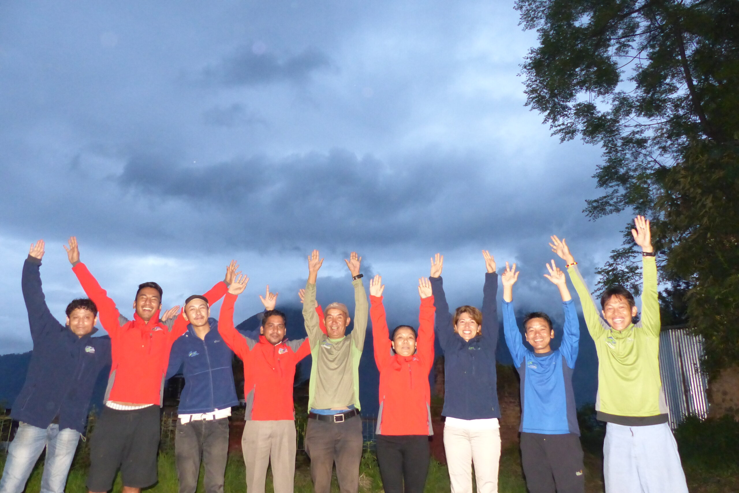 Treffen mit unserem Team in Nepal