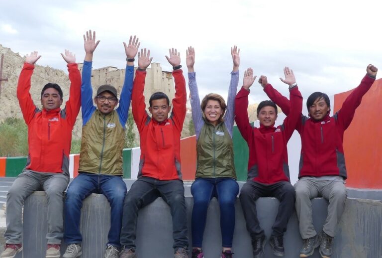Unser wunderbares Team aus Ladakh (Indien)