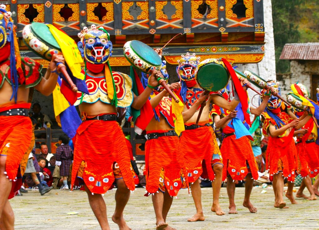 Bhutan Festival, Tshechu Masken Tänze