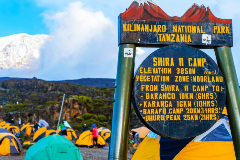 Shira Camp. Kilimandscharo Trekking