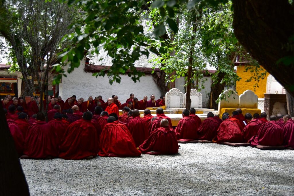 Mönche in Tibet